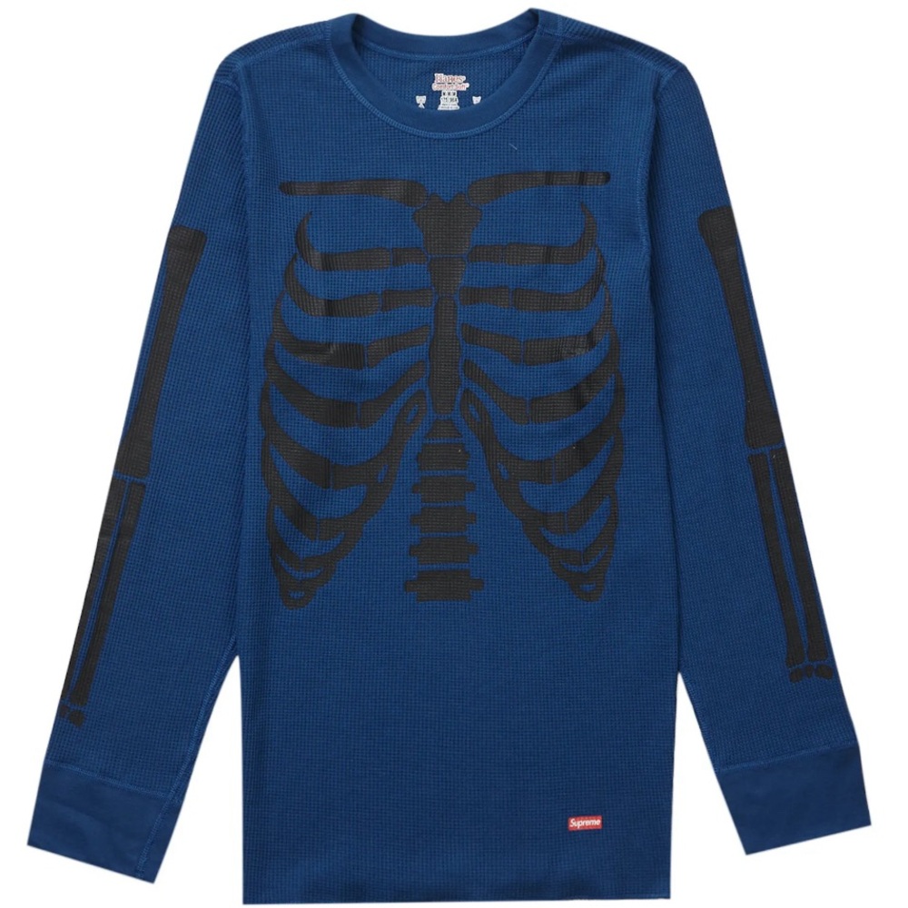 FW23 DEADSTOCK HANES X SUPREME BONES THERMALS